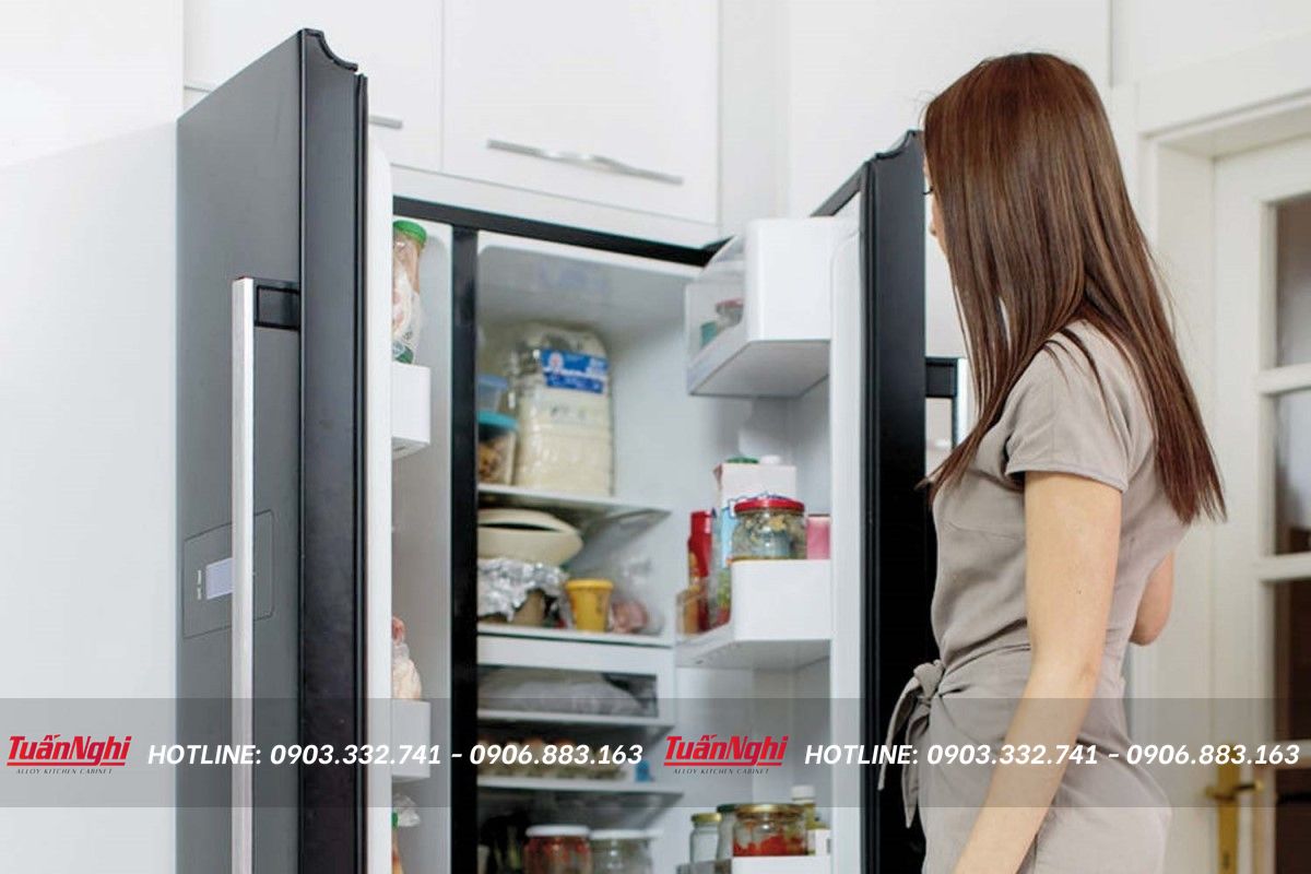 cách bố trí tủ lạnh trong bếp