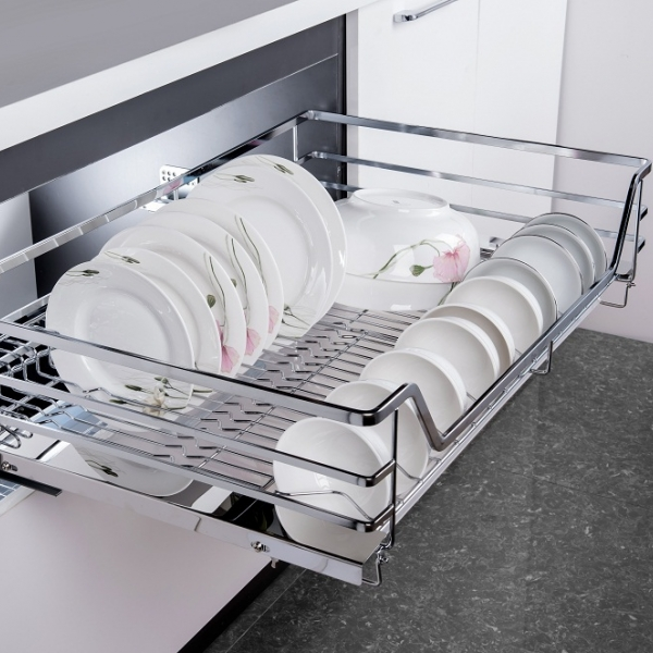 Kích thước ngăn kéo tủ bếp đựng xoong nồi và bát đĩa